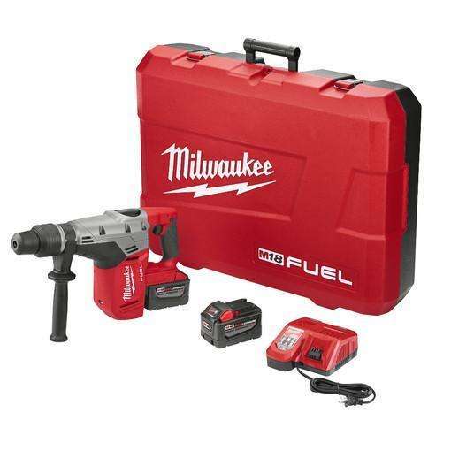 Milwaukee M18 FUEL 1-9/16" SDS Max Rotary Hammer Kit with 2