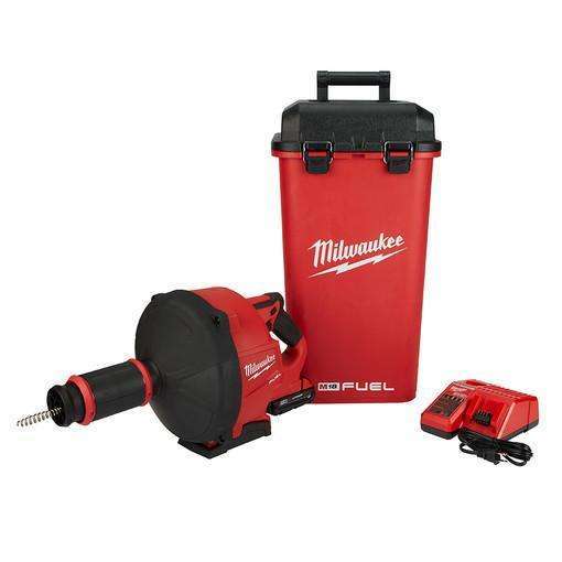 Milwaukee M18 Fuel Drain Snake Drain Cleaner w/ Cable-Drive
