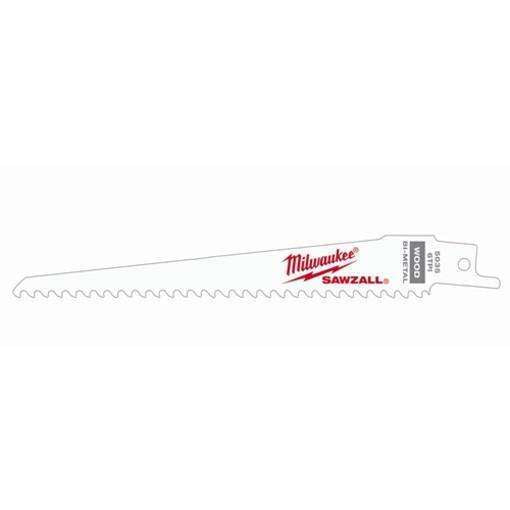 Milwaukee 48-00-5035 6" 5 TPI Sawzall Blades (5 Pk)