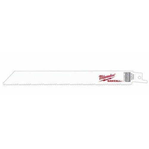 Milwaukee 48-00-5093 8" x 8/12TPI Bi-Metal Sawzall Blade