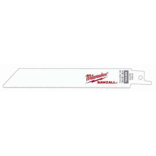 Milwaukee 48-00-5184 6" x 18TPI Bi-Metal Super Sawzall Blade