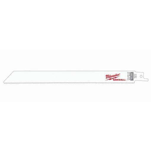 Milwaukee 48-00-5187 9" x 14TPI Bi-Metal Super Sawzall Blade