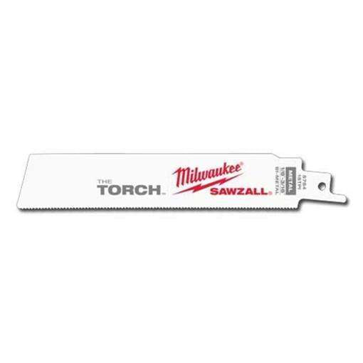Milwaukee 48-00-8784 6" x 18 TPI Super Sawzall Blade, Torch