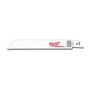 Milwaukee 6" x 10TPI Bi-Metal Super Sawzall Blade 50-Pack