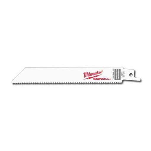 Milwaukee 6" x 10TPI Bi-Metal Super Sawzall Blade 50-Pack