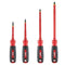 Milwaukee 4 PC 1000V Insulated Screwdriver Set with Sqaure