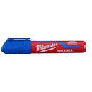 Milwaukee INKZALL Large Chisel Tip Blue Marker, 12 Pack