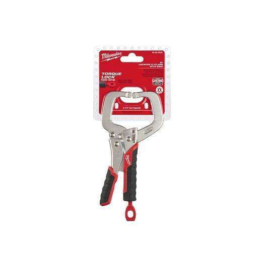 Milwaukee 48-22-3632 6" Locking C-Clamp with Grip