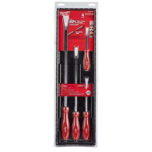 Milwaukee 48-22-9214 4 Piece Pry Bar Set