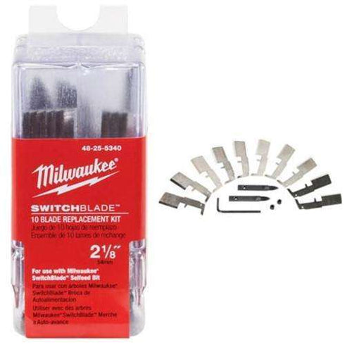 Milwaukee 48-25-5320 1-3/8" SwitchBlade Repl Blade, 10 Pack