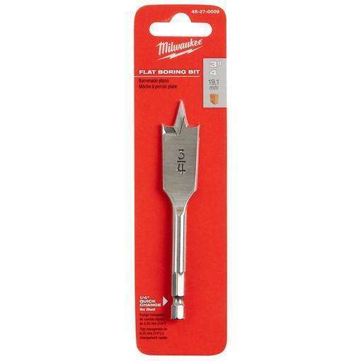 Milwaukee 48-27-0009 3/4" x 4.5" Flat Boring Bit