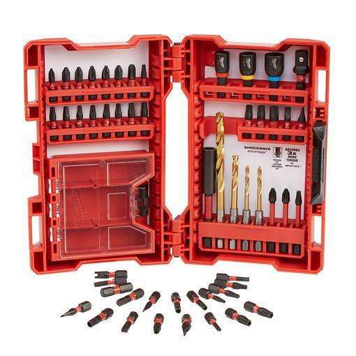 Milwaukee 52 Piece Shockwave Electrician's Drill & Drive Se