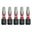 Milwaukee 48-32-4605 SHOCKWAVE 1" SQ2 Impact Bit 5PK