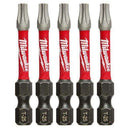 Milwaukee 48-32-4685 SHOCKWAVE 2" T25 Impact Bit 5PK