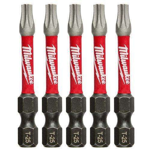 Milwaukee 48-32-4685 SHOCKWAVE 2" T25 Impact Bit 5PK