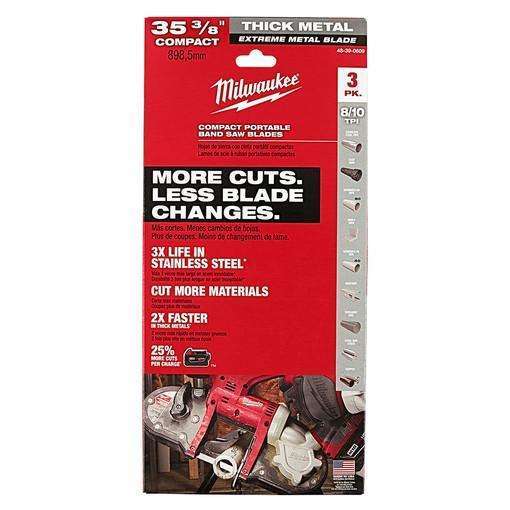 Milwaukee 35-3/8" 44477 TPI Extreme Thick Metal Compact Band