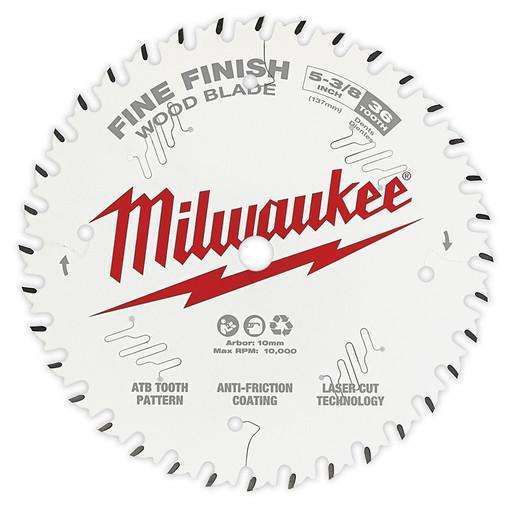 Milwaukee 5-3/8" 36T Fine Finish Circular Saw Blade