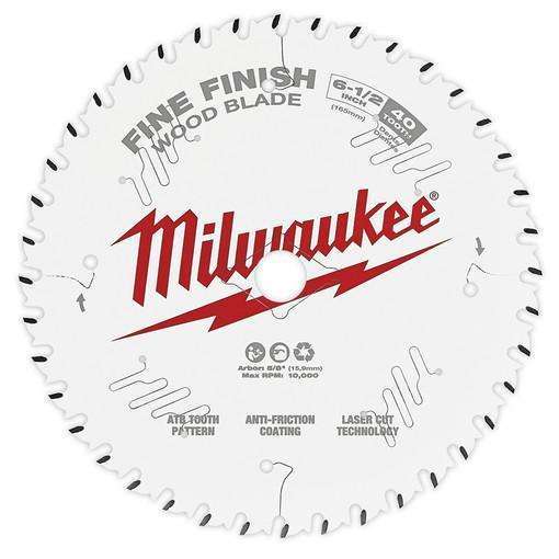 Milwaukee 6-1/2" 40T Fine Finish Circular Saw Blade