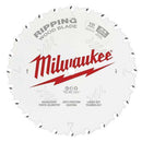 Milwaukee 48-40-1020 10" 24T Ripping Circular Saw Blade