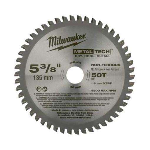 Milwaukee 48-40-4075 5-3/8" Metal SawBlade Tooth Non-Ferrous