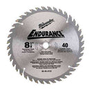 Milwaukee 8 1/4" 40 Tooth Thin Kerf General Purpose Saw Bla