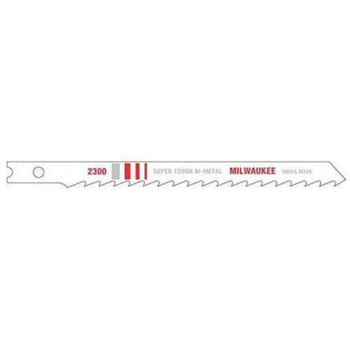 Milwaukee 48-42-2300 4" x 6TPI Bi-Metal Jig Saw Blade 5-Pack