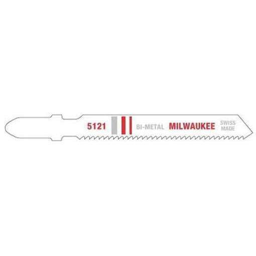 Milwaukee 48-42-5121 3" X 18 TPI, Bi-Metal Jig Saw Blades,