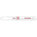 Milwaukee 48-42-5190 3" X 14 TPI, Bi-Metal Jig Saw Blades,