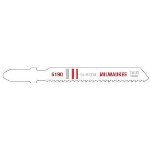 Milwaukee 48-42-5190 3" X 14 TPI, Bi-Metal Jig Saw Blades,