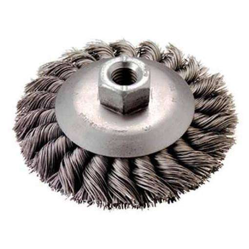 Milwaukee 48-52-1305 4" Bevel Knot Brush - Carbon Steel