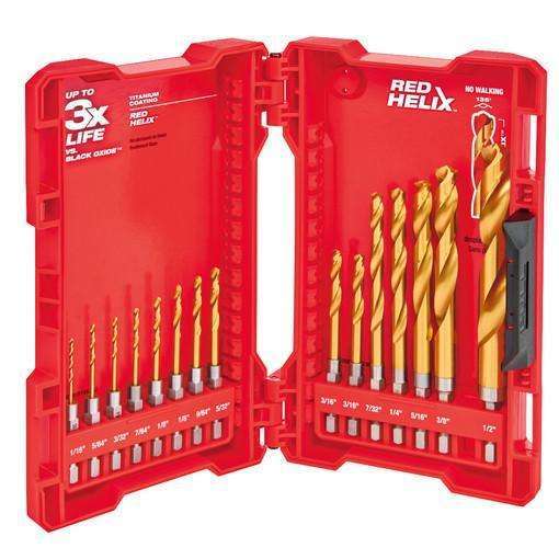 Milwaukee 48-89-4630 15 Piece TiN Shockwave Drill Bit Kit