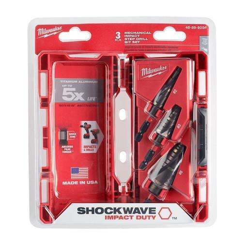 Milwaukee SHOCKWAVE Impact Duty Step Bit Mechanical Set (#2