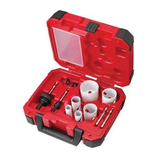 Milwaukee 49-22-4095 10-Pc Electrician's Dozer Hole Saw Kit