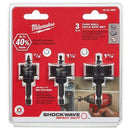 Milwaukee 49-22-4800 3pc Shockwave Hole Saw Kit