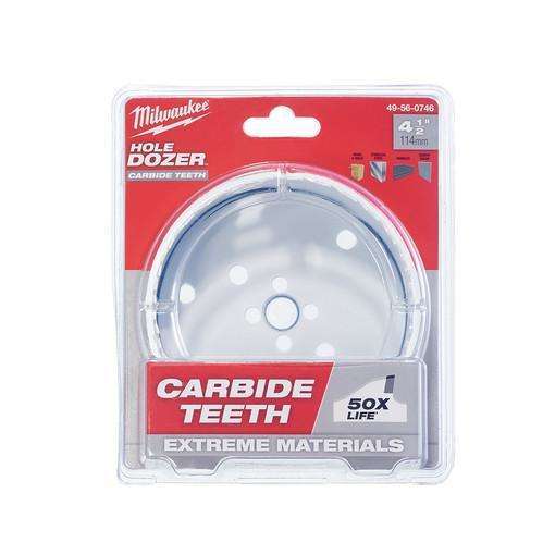 Milwaukee 4-1/2" Hole Dozer with Long Life Carbide Teeth Ho