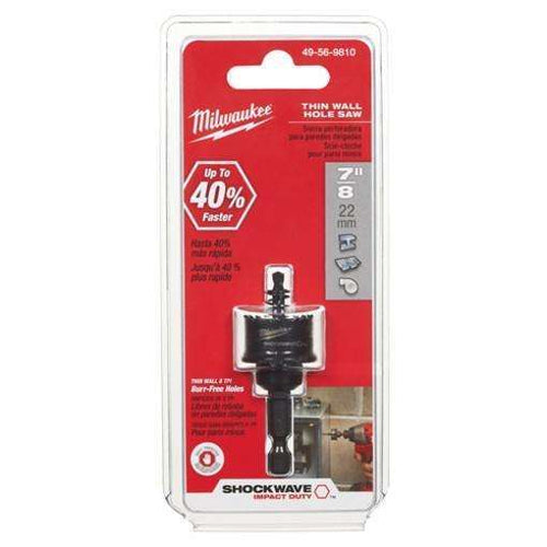 Milwaukee 49-56-9810 7/8" Shockwave Hole Saw
