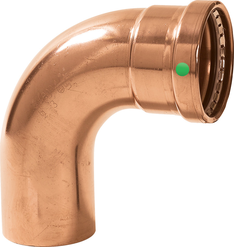 Viega 0916.1XL ProPress XL 90¡ street elbow 3'' x 3'' P x FTG