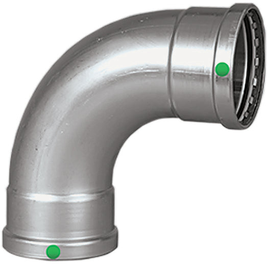 Viega 4016XL ProPress XL 90¡ elbow 2-1/2'' x 2-1/2'' P1 x P2