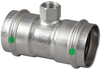 Viega 4017.2 ProPress reducing tee 1-1/4'' x 1-1/4'' x 1'' P1 x P2 x FPT