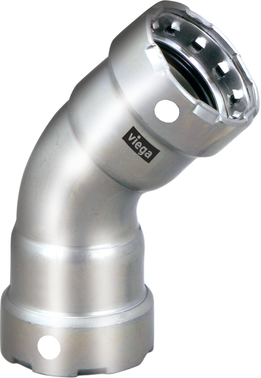 Viega 4126 MegaPress 45¡ elbow 1-1/4" x 1-1/4" P1 x P2