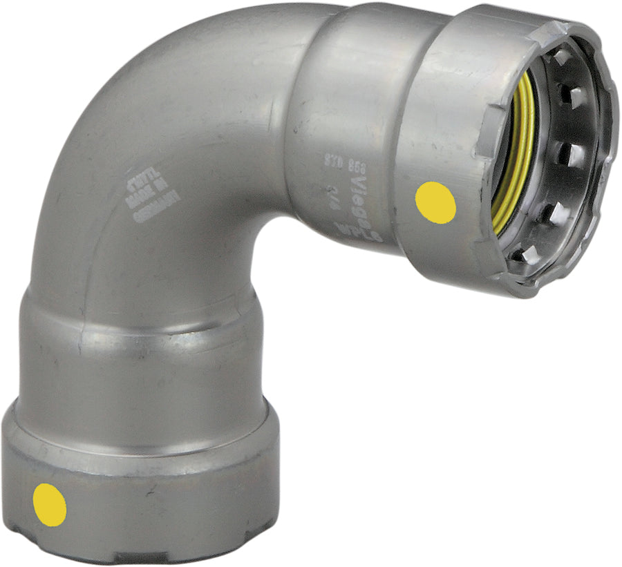 Viega 6616 MegaPressG 90¡ elbow 2'' x 2'' P1 x P2