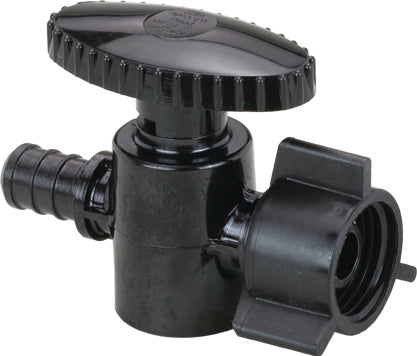 Viega V5036.30 PureFlow Crimp stop valve Straight 3/8'' x 1/2'' Crimp x Lav