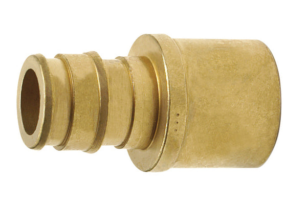 Uponor LF4517575 ProPEX LF Brass Sweat Adapter, 3/4" PEX x 3/4" Copper