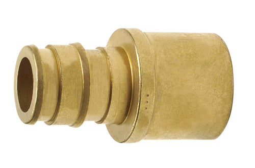 Uponor LF4507575 ProPEX LF Brass Sweat Fitting Adapter, 3/4" PEX x 3/4" Copper