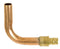 Uponor LF2897575 ProPEX LF Copper Stub Ell, 3/4" PEX LF Brass x 3/4" Copper (4" x 8")