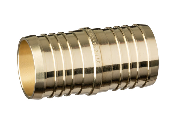 Zurn Crimp XL Brass Couplings - Small Diameter, 1-1/2-Inch Barb QQC77GX