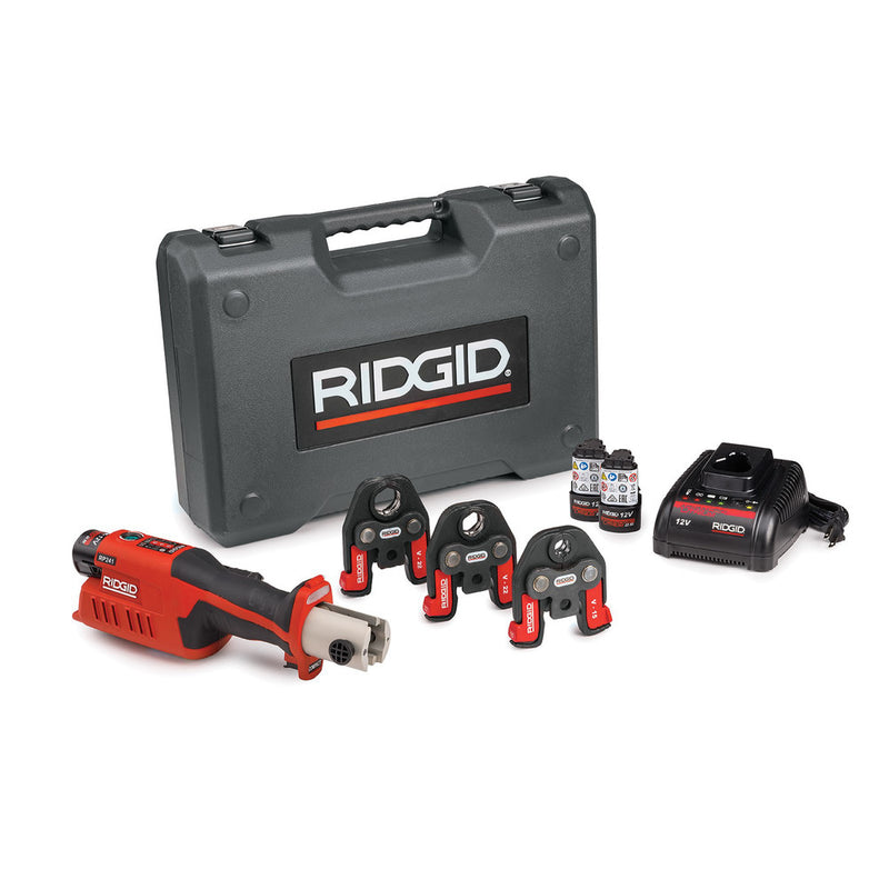 RIDGID RP 241 Compact Press Tool Kit with 1/2"-1 1/4" 57363