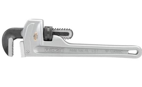 RIDGID 31090 10" Aluminum Straight Pipe Wrench - Model 810,