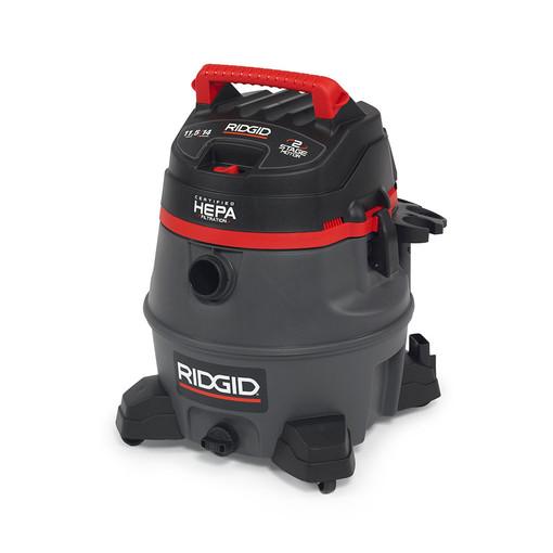 RIDGID 50368 RV2400HF 14 Gal Red HEPA Wet/Dry Vac, Vac,