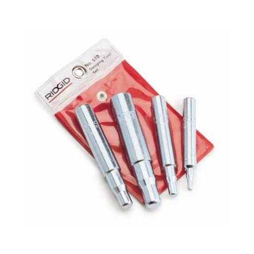 RIDGID 52420 570 Set of 4 Zinc-Plated Swagging Tool Kit,